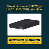 Bitmain Antminer U3S23Hyd. 1160Th 11020W Bitcoin Miner Hydro Cooling